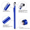 X Autohaux 5pcs 10-100psi Dual Head Stainless Steel Truck Pen Tyre Tire Air Pressure Gauge Grip For Bike Atv Car Suv Large