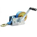 8milelake 1000lbs Hand Winch Crank Strap Gear Polyester Atv Boat Trailer Heavy Duty 