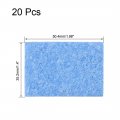 Uxcell Soldering Sponge 50 4x35 2x2 9mm For Iron Tips Cleaner Rectangle Blue 20pcs