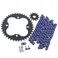 Fits Honda Trx250r 250r 520-96 Blue O Ring Chain Sprocket Black 12 39