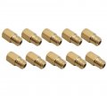 Nghtmre New 10 Pieces Of Brass Main Jet For Mikuni Vm Tm Tmx Carb 100-190 Set 