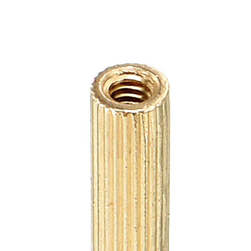 50pcs M2 15 3mm Male Thread Brass Round Standoff Spacer Screw Pcb Pillar