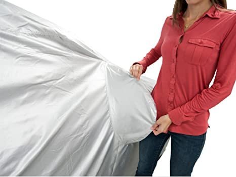 Select Fit Car Cover For Volvo V60 2022 2023 Waterproof Uv Reflective Silver Nylon Vehicle With Anti Theft Cable Lock And