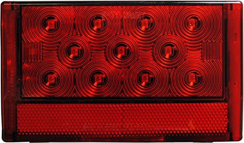 Boat Trailer Led Light Kit For Over 80 In Wide Marine Trailers Submersible Tail Lights With Wire Harness And License Bracket
