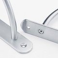 Hxsm Stainless Steel Triangle Shelf Brackets Detachable Corner Brace Right Angle Wall Mounted Supports Solid Anti Rust 130 170