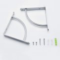 Hxsm Stainless Steel Triangle Shelf Brackets Detachable Corner Brace Right Angle Wall Mounted Supports Solid Anti Rust 130 170