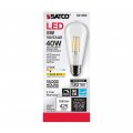 Satco 6pk 5w St19 Led 2700k Medium Base Dimmable 40w Equiv