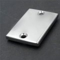 Xkh- Motorcycle Chrome Billet Aluminum Rear Brake Fluid Reservoir Cap Cover Rr Engraved Compatible With Honda Cbr 600rr 1000rr