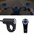 Motorcycle Handlebar Switch 22mm Mount Push Button Headlight Brake Fog Lights On Off Model B Blue Ray Version