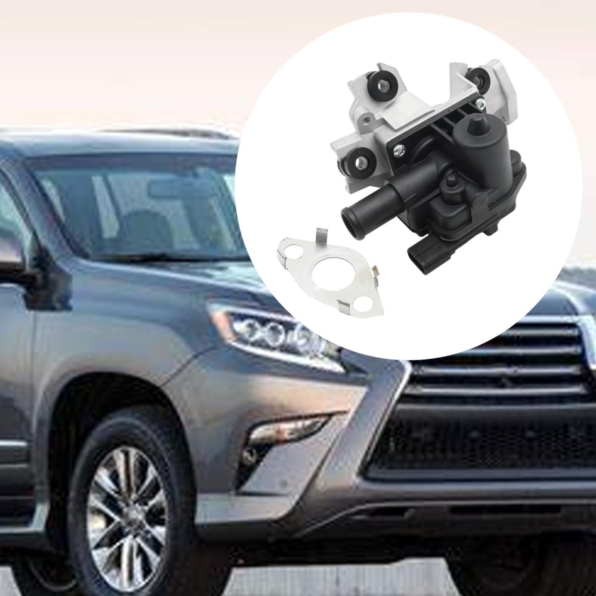 Saihisday 25701-38100 Right Secondary Air Injection Check Valve Replacement For Lexus Gx460 V8 6l Toyota Sequoia Tundra 4