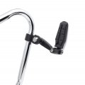 Xkh-black Adjustable Highway Peg Mounting Kit With Footpeg Foot Rest Compatible V-star Roadstar Suzuki Boulevard Equipped 1-1 4