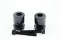 Httmt- Carbon Flat Swingarm Spools No Logo 8mm Thread For Cbr1000rr 2004-2011 Cbr250r 2011 Cbr600rr 2003-2011 Cbr900rr 