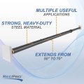 Rv Slideout Lock 50 To 70 In Adjustable Heavy Duty Steel Metal Security Bar With Padded Rubber Feet For Rvs Trailers And Boats