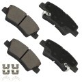 Rear Brake Pads Fit For Hyundai Tucson 2016-2021 For Kia Sportage 2017-2021 D1848 4pcs 