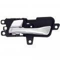Automkt Interior Inside Chrome Door Handle Front Or Rear Left Driver Side Fits For 2011-2015 Hyundai Sonata Replaces 826103s010 