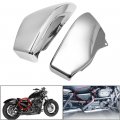 Chrome Abs Battery Side Fairing Covers Replacement For Vtx1800 R S N F T 2002 2003 2004 2005 2006 2007 2008