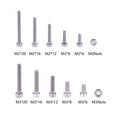 Hilitchi 420pcs M2 M3 Stainless Steel Hex Socket Head Cap Screws Nuts Assortment Kit With Box 304