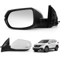 Left Side Door Mirror Assembly For 2017 2022 Honda Crv 9 Pins White Power Glass Adjustment Heated Turn Signal Blind Spot 