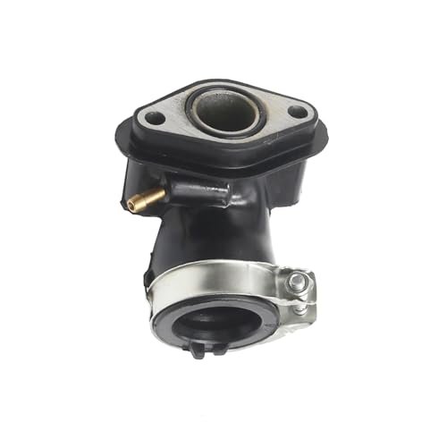Carburetor Intake Manifold For Gy6 50cc Moped Scooter Atv Go Kart 90 Degrees Bend With Air Injection Pipe Fits To 150cc Chinese