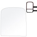 Towing Mirror Glass Right Side Upper Flat Non Heated For Chevy Gmc Silverado Sierra Tahoe Yukon C1500 K1500 1988 2017 Manual 