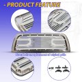 Front Hood Bumper Grille Grill For 2010-2018 Dodge Ram 2500 3500 4500 Replacement Shell Big Horn Horizontal Style Black W O