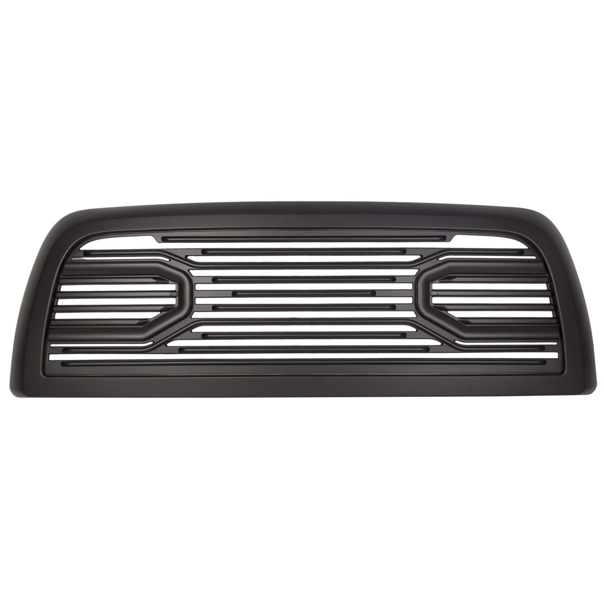 Front Hood Bumper Grille Grill For 2010-2018 Dodge Ram 2500 3500 4500 Replacement Shell Big Horn Horizontal Style Black W O