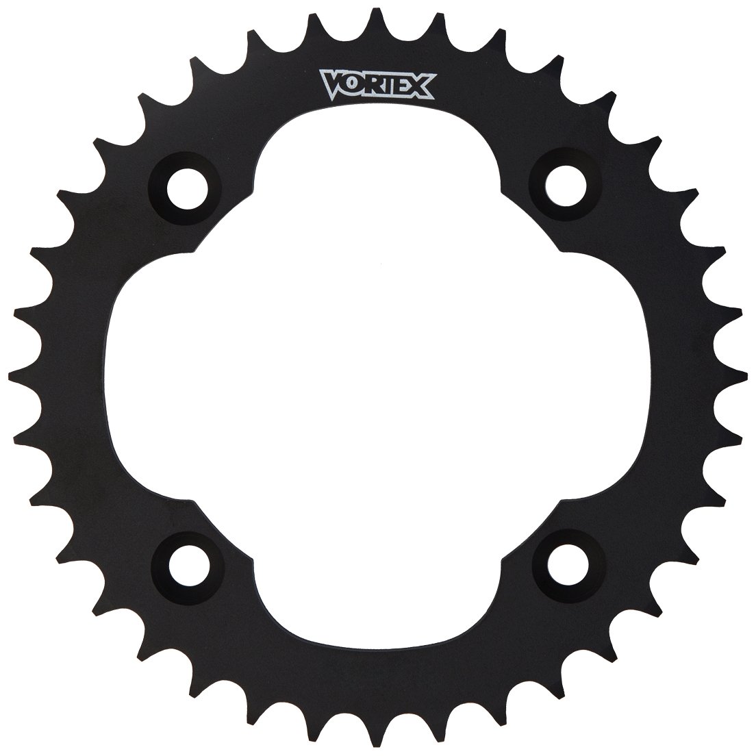 Vortex 203s-38 Black 38-tooth 520-pitch Steel Rear Sprocket