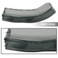 Chrome Housing Amber Corner Headlight Lamps Cover Smoke For 2002-2005 Dodge Ram 1500 And 2003-2005 2500 3500 55077121af