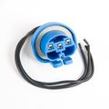 1987-1993 Ford Mustang Headlight Socket Repair Wiring Harness For 9004 Bulbs 