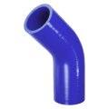 1 Pcs 48mm 89 Id 90mm 3 54 Length 45 Degrees Blue Car Silicone Hose Coolant Universal 