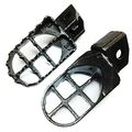 Motocross Mx Steel Foot Pegs For Yamaha Yz80 Wr250 Yz125 Yz250 Wr500 Wr200 Gray