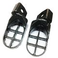 Motocross Mx Steel Foot Pegs For Yamaha Yz80 Wr250 Yz125 Yz250 Wr500 Wr200 Gray