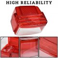 Sautvs Red Tail Light Housing For Kawasaki Mule Lamp Lens 1990-2020 Accessories 1pcs Replace 23026-1019