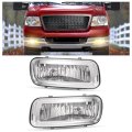 Hecasa Fog Lights For 2004-2006d F-150 F150 Replacement For 5l3z15200a 5l3z15201a Fo2593209 Fo2592209 Lamp Clear Lens Driver 
