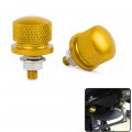 Xx Ecommerce Motorcycle Motorbike 1pair Universal M6 License Plate Frame Bolt Refit Screw Nut Caps Knurled Atv Dirt Bike 