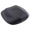 Black Gray Stitch Leather Center Console Armrest Lid Cover 