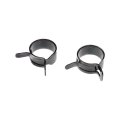 Spring Type Hose Clamps Steel Black Manual Adjustment 0 47 In Band Width Tension Mechanism 1 Maximum Diameter 