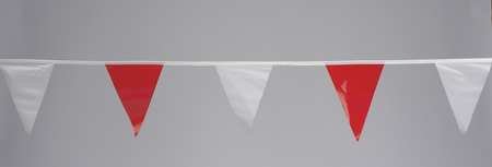 Pennants Vinyl Red White 60 Ft