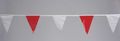 Pennants Vinyl Red White 60 Ft 