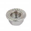 Uxcell 4pcs M12x1 75mm Pitch Metric Thread 304 Stainless Steel Left Hand Hex Flange Nut