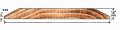 Ada 1 2 Inch Solid Hardwood Interior Threshold In Red Oak 6 Inches X 60