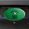 North Dakota Fighting Hawk Oval Tow Trailer Hitch Cover Plug Insert