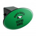 North Dakota Fighting Hawk Oval Tow Trailer Hitch Cover Plug Insert