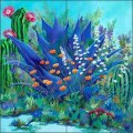 Southwest Tile Backsplash Desert Oasis By Susan Libby Art Kitchen Bathroom Shower Ceramic Mural 12 In X On 6 Tiles 