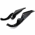Httmt- Black Heavy Duty Front Batwing Fairing Support Brackets For H-d Touring 93-13 P N Tghd-fms002-bk