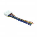 Uxcell Dc 12v 14 Pin Car Female Dvd Radio Wire Harness Adapter Connector For Subaru