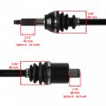Caltric Rear Left And Right Cv Joint Axle With Bearing Compatible Polaris Sportsman 400 4x4 2003 2004 2005