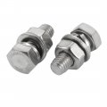 Uxcell M6x20mm 316 Stainless Steel Hex Bolt W Washer Nuts Assortment Kit 20pcs