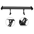 Ocpty Rear Trunk Spoiler Wing Gt Double Deck Style Lightweight Adjustable Universal Aluminum Lip Matte Black Car
