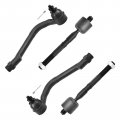 Front Inner And Outer Tie Rod End Replacement 4pc Set For Hyundai Azera Sonata Kia Optima Excluding Hybrid Zes800717 Zes800718 